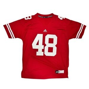 Wisconsin Badgers #48 Adidas NCAA College Football Jersey Size XL